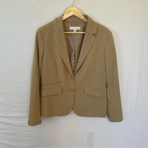 New York and Company Nude/Tan Blazer Size 14
